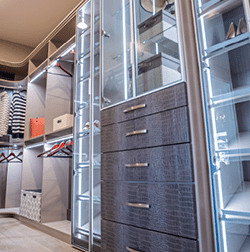 custom closet built in shelving options- classica- las vegas